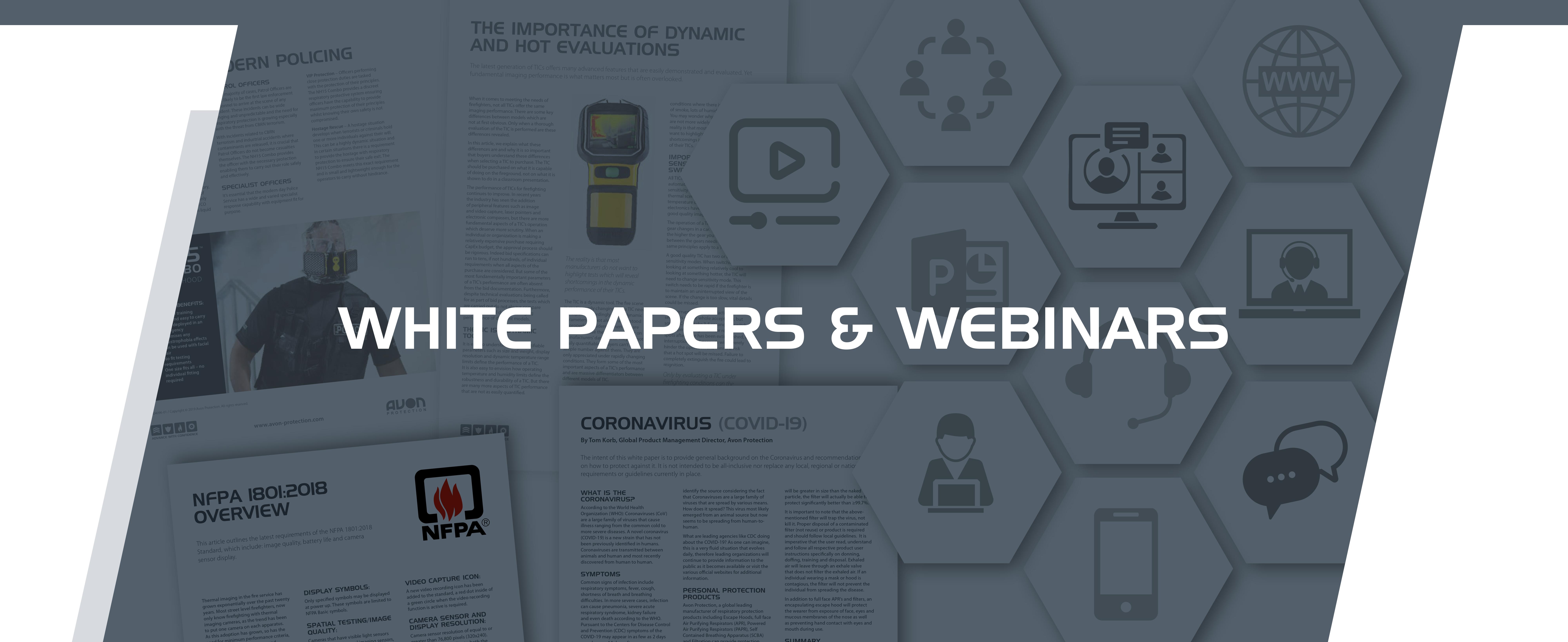 white papers and webinars